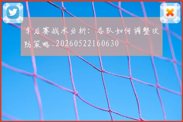 季后赛战术分析：各队如何调整攻防策略_20260522160630